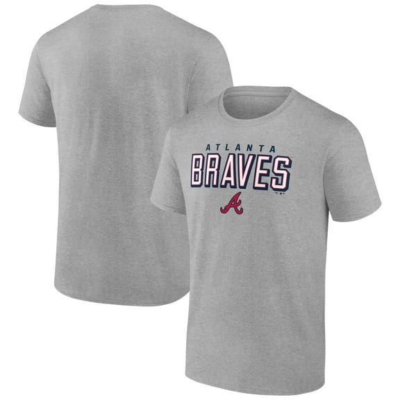 Men's Heather Gray Atlanta Braves Swagger T-Shirt