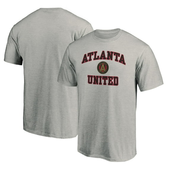 Men's Heather Gray Atlanta United FC Heart and Soul T-Shirt