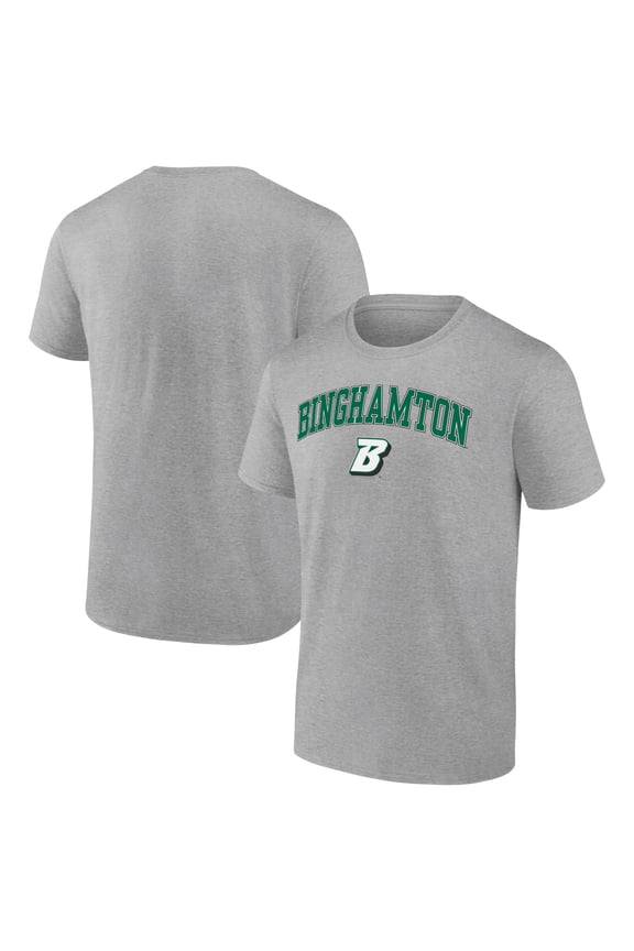 Men's Heather Gray Binghamton Bearcats Campus T-Shirt