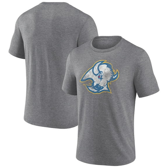 Men's  Heather Gray Buffalo Sabres Wraparound Tri-Blend T-Shirt