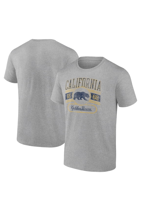 Men's Heather Gray Cal Bears Oversized Icon T-Shirt