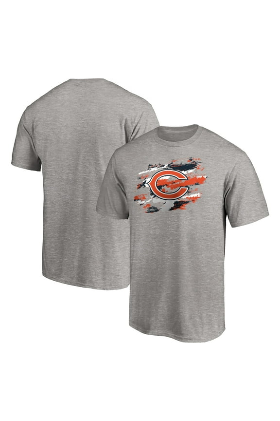 Men's Heather Gray Chicago Bears True Color T-Shirt