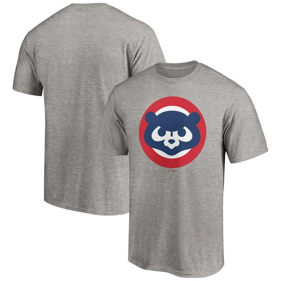 Men's Heather Gray Chicago Cubs Cooperstown Collection Huntington T-Shirt