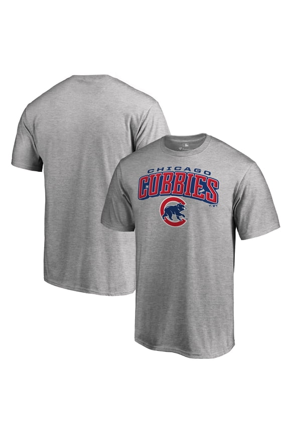 Men's Heather Gray Chicago Cubs Hometown Collection Cubbies T-Shirt