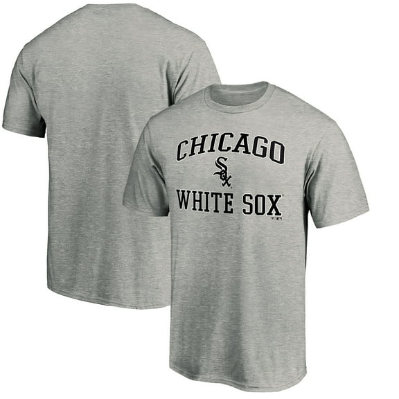 Men's Heather Gray Chicago White Sox Heart & Soul T-Shirt