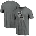 thumbnail image 1 of Men's Heather Gray Chicago White Sox Weathered Official Logo Tri-Blend T-Shirt, 1 of 3