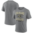 thumbnail image 1 of Men's Heather Gray Colorado Buffaloes Vintage Stack Tri-Blend T-Shirt, 1 of 3