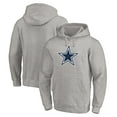 thumbnail image 1 of Men's Heather Gray Dallas Cowboys Primary Logo Fitted Pullover Hoodie, 1 of 3