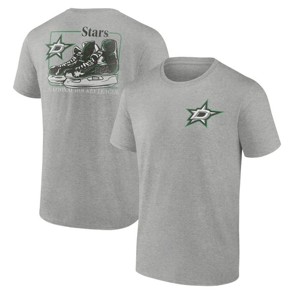 Men's Heather Gray Dallas Stars Glory Skates T-Shirt