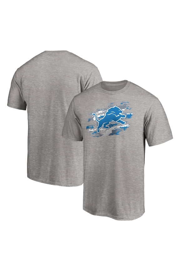 Men's Heather Gray Detroit Lions True Color T-Shirt