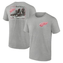 Men's Heather Gray Detroit Red Wings Glory Skates T-Shirt