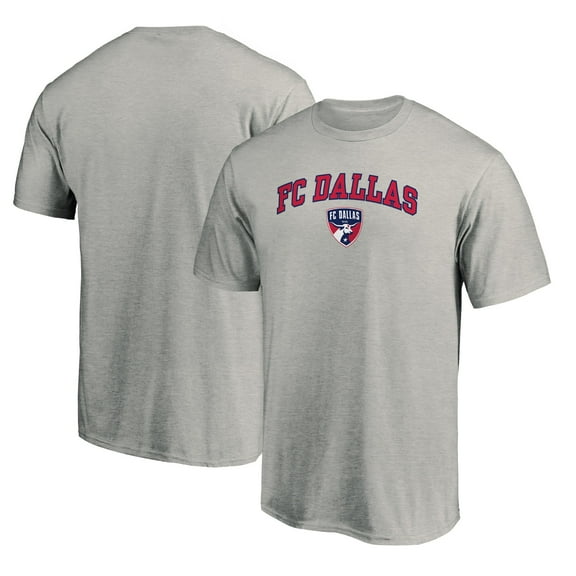 Men's Heather Gray FC Dallas Heart and Soul T-Shirt