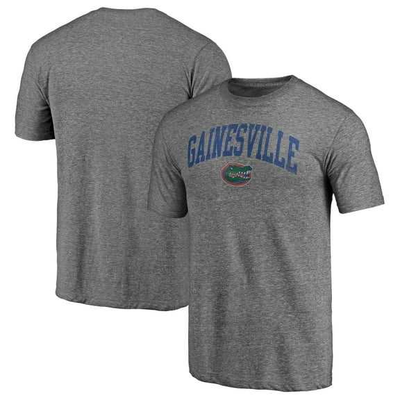 Men's Heather Gray Florida Gators Arched City Tri-Blend T-Shirt