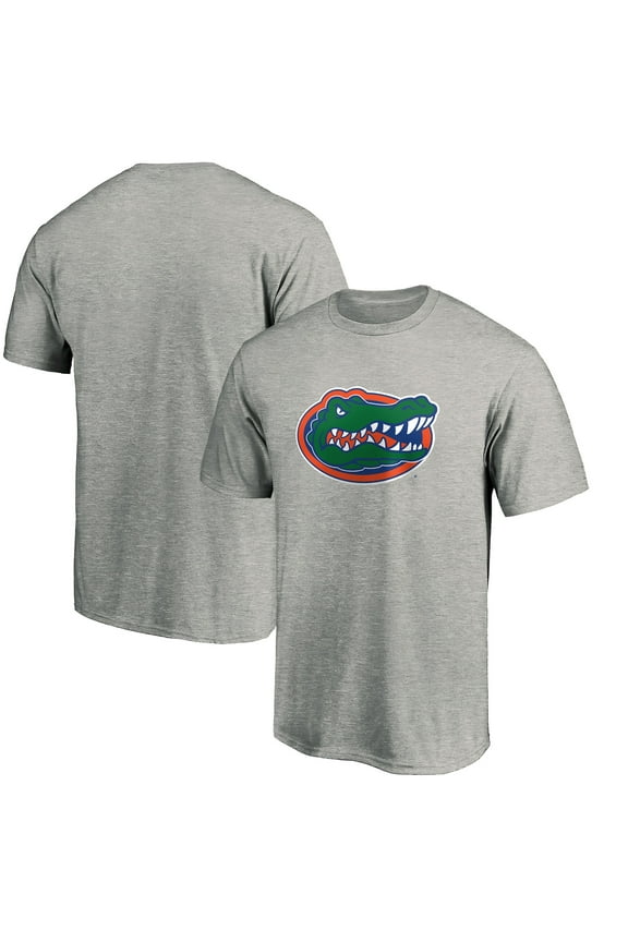 Men's Heather Gray Florida Gators Team Logo T-Shirt