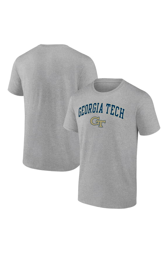 Men's Heather Gray Georgia Tech Campus T-Shirt