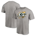 thumbnail image 1 of Men's Heather Gray Green Bay Packers True Color T-Shirt, 1 of 3