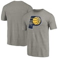 thumbnail image 1 of Men's Heather Gray Indiana Pacers Distressed Team Logo Tri-Blend T-Shirt, 1 of 3