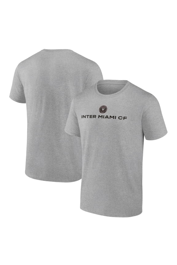 Men's Heather Gray Inter Miami CF Shielded T-Shirt