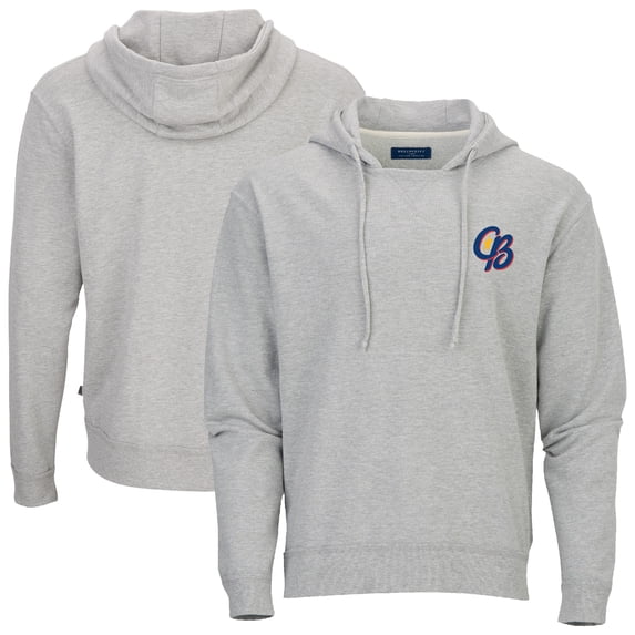 Men's Heather Gray Kannapolis Cannon Ballers French Terry Pullover Hoodie