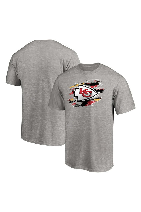 Men's Heather Gray Kansas City Chiefs True Color T-Shirt