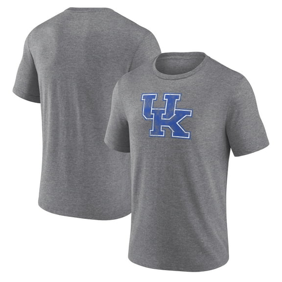 Men's Heather Gray Kentucky Wildcats Classic Primary Tri-Blend T-Shirt