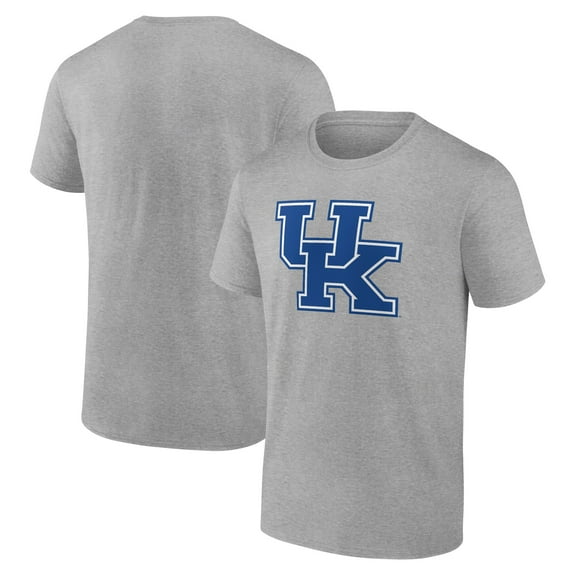 Men's Heather Gray Kentucky Wildcats Primary Logo T-Shirt
