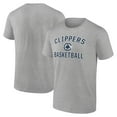 thumbnail image 1 of Men's  Heather Gray LA Clippers Victory Arch T-Shirt, 1 of 3