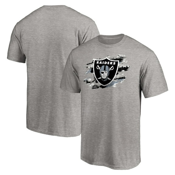 Men's Heather Gray Las Vegas Raiders True Color T-Shirt