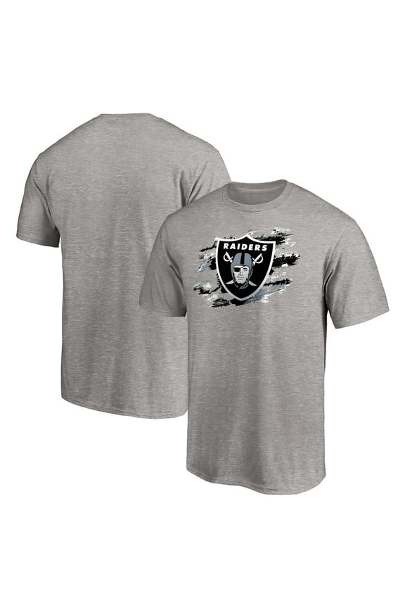 Men's Heather Gray Las Vegas Raiders True Color T-Shirt
