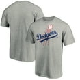 thumbnail image 1 of Men's Heather Gray Los Angeles Dodgers Cooperstown Collection Huntington T-Shirt, 1 of 3