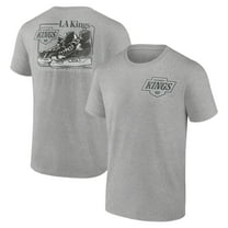 Men's Heather Gray Los Angeles Kings Glory Skates T-Shirt