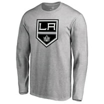 Men's Heather Gray Los Angeles Kings Team Alternate Long Sleeve T-Shirt