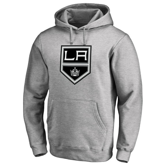 Men's Heather Gray Los Angeles Kings Team Alternate Pullover Hoodie