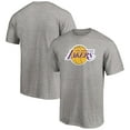 thumbnail image 1 of Men's Heather Gray Los Angeles Lakers Logo T-Shirt, 1 of 3
