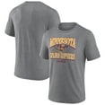 thumbnail image 1 of Men's Heather Gray Minnesota Golden Gophers Vintage Stack Tri-Blend T-Shirt, 1 of 3