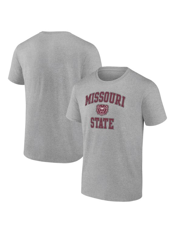 Men's Heather Gray Missouri State University Bears Campus T-Shirt