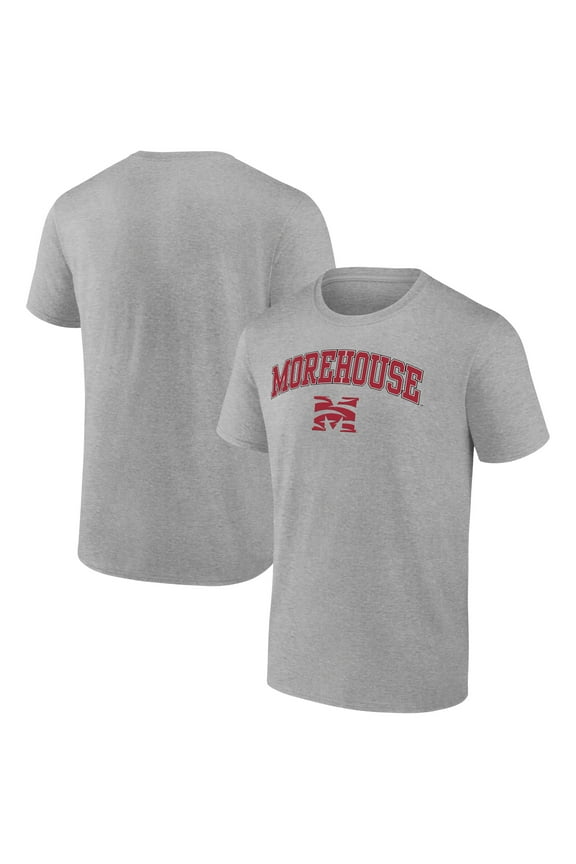 Men's Heather Gray Morehouse Maroon Tigers Campus T-Shirt
