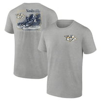 Men's Heather Gray Nashville Predators Glory Skates T-Shirt