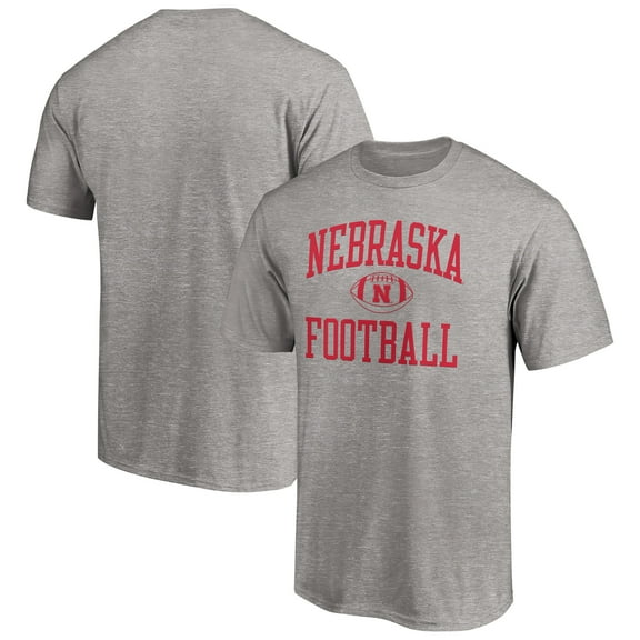 Men's Heather Gray Nebraska Huskers First Sprint T-Shirt
