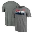 thumbnail image 1 of Men's  Heather Gray New England Patriots Square Off Tri-Blend T-Shirt, 1 of 3