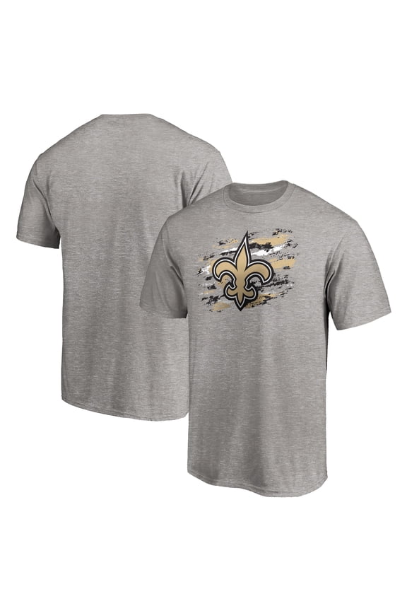 Men's Heather Gray New Orleans Saints True Color T-Shirt