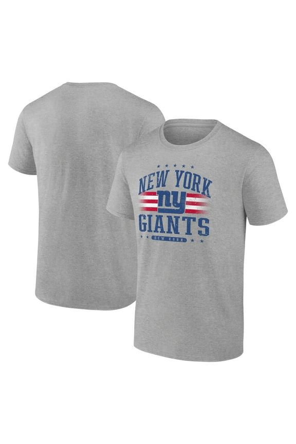 Men's Heather Gray New York Giants Americana Team T-Shirt