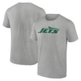 thumbnail image 1 of Men's Fanatics Heather Gray New York Jets Primary Logo T-Shirt, 1 of 3