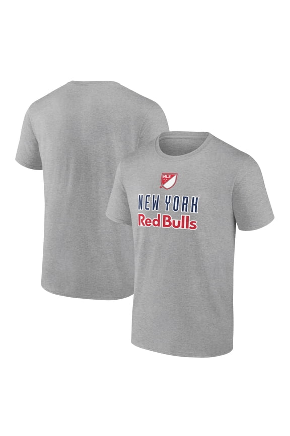 Men's Heather Gray New York Red Bulls Shielded T-Shirt
