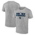 thumbnail image 1 of Men's Heather Gray New York Yankees Bronx Bombers T-Shirt, 1 of 3