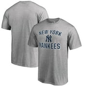 Men's Heather Gray New York Yankees Victory Arch T-Shirt