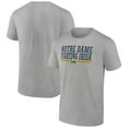 thumbnail image 1 of Men's Heather Gray Notre Dame Fighting Irish Collegiate Stack T-Shirt, 1 of 3