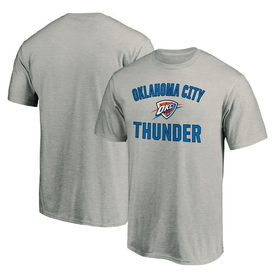Men's  Heather Gray Oklahoma City Thunder Victory Arch T-Shirt