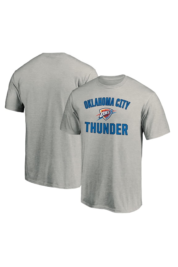 Men's Heather Gray Oklahoma City Thunder Victory Arch T-Shirt