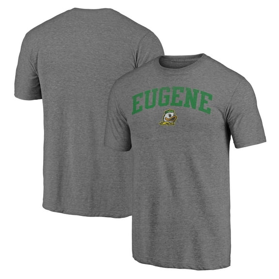 Men's Heather Gray Oregon Ducks Arched City Tri-Blend T-Shirt